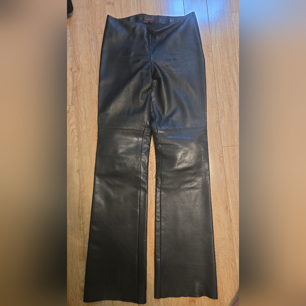 DANIER Leather Women’s PANTS Y2K Size 2 Vintage